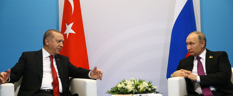 Cumhurbaşkanı Erdoğan Putin ile görüştü