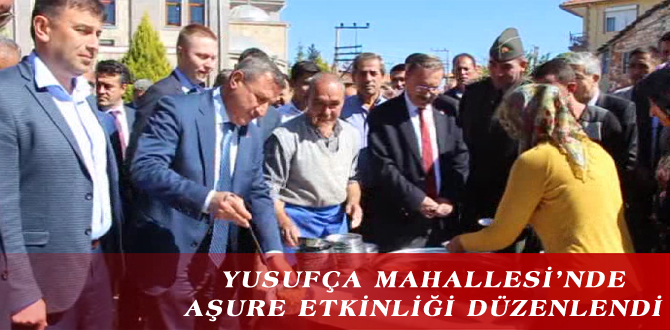 YUSUFÇA MAHALLESİ’NDE AŞURE ETKİNLİĞİ DÜZENLENDİ