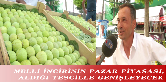 MELLİ İNCİRİNİN PAZAR PİYASASI, ALDIĞI TESCİLLE GENİŞLEYECEK