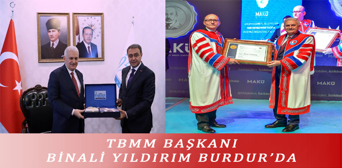 TBMM BAŞKANI BİNALİ YILDIRIM BURDUR’DA