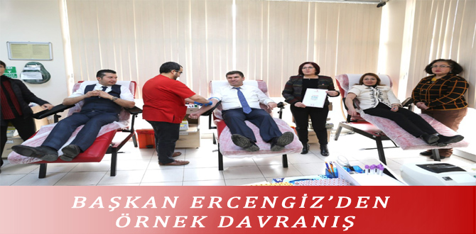 BAŞKAN ERCENGİZ’DEN ÖRNEK DAVRANIŞ