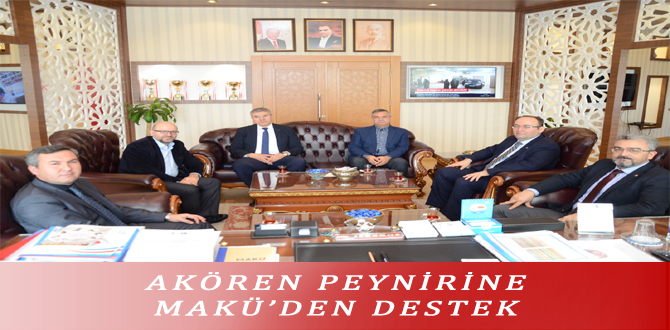 AKÖREN PEYNİRİNE MAKÜ’DEN DESTEK