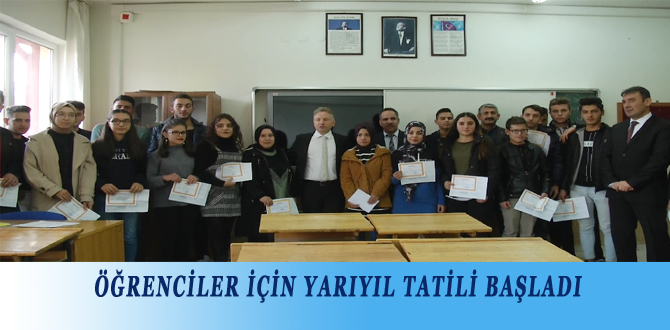 ÖĞRENCİLER İÇİN YARIYIL TATİLİ BAŞLADI