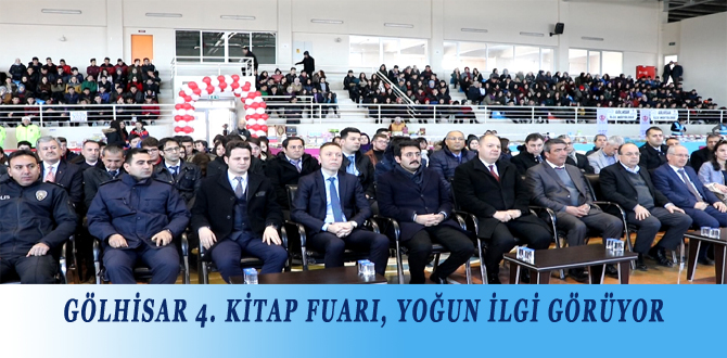 GÖLHİSAR 4. KİTAP FUARI, YOĞUN İLGİ GÖRÜYOR