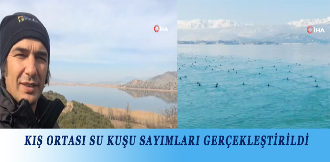 KIŞ ORTASI SU KUŞU SAYIMLARI GERÇEKLEŞTİRİLDİ