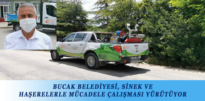 BUCAK BELEDİYESİ, SİNEK VE HAŞERELERLE MÜCADELE ÇALIŞMASI YÜRÜTÜYOR