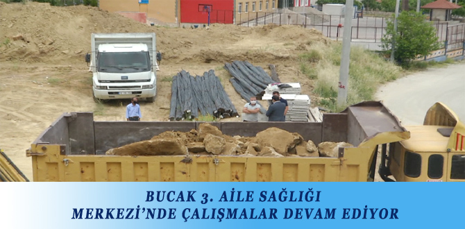 BUCAK 3. AİLE SAĞLIĞI MERKEZİ’NDE ÇALIŞMALAR DEVAM EDİYOR