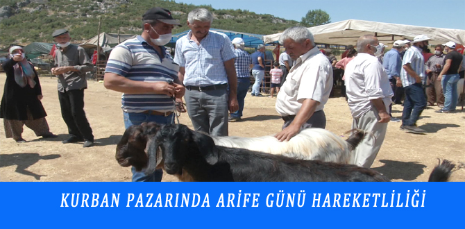 KURBAN PAZARINDA ARİFE GÜNÜ HAREKETLİLİĞİ