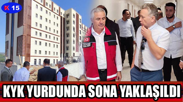 BUCAK KYK YURDUNDA SONA YAKLAŞILDI