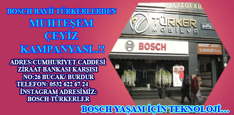 BOSCH BAYİİ TÜRKERLERDEN MUHTEŞEM ÇEYİZ KAMPANYASI..!!
